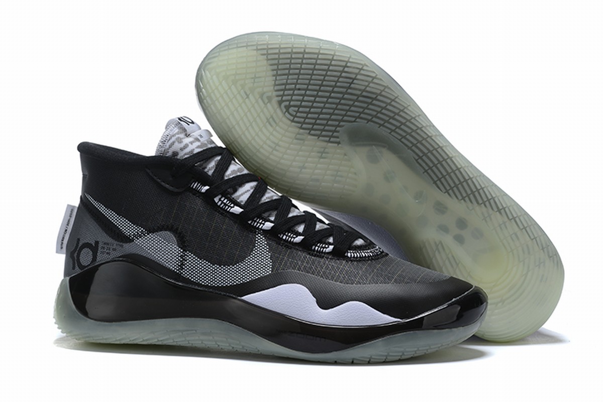 Nike KD 12 Shoes Black Grey